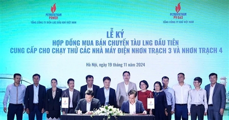 Hợp đồng mua khí nhiên liệu đầu tiên cho Nhiệt điện LNG Nhơn Trạch 3-4 đã được ký kết