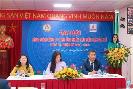 Công Đoàn Power Fuel tổ chức Đại hội Công đoàn  Khóa III – Nhiệm kỳ 2023-2028