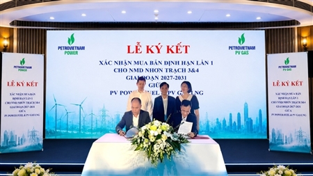 PV POWER VÀ PV GAS PHỐI HỢP ĐẢM BẢO NGUỒN LNG CHO NHÀ MÁY ĐIỆN NHƠN TRẠCH 3&4