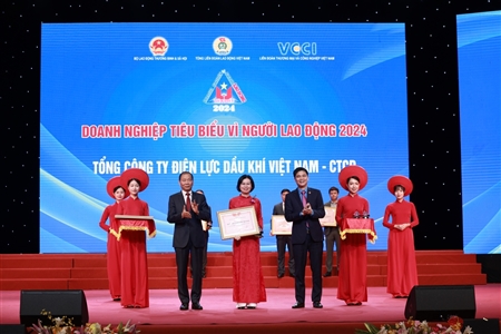 4 doanh nghiệp Dầu khí được vinh danh &quot;Doanh nghiệp tiêu biểu vì người lao động năm 2024&quot;